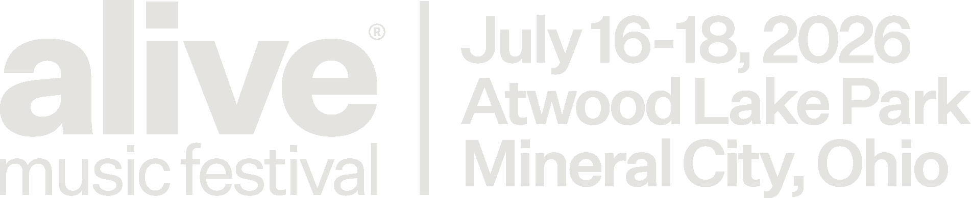 Alive Music Festival 2026 Logo